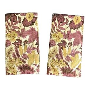 Autumn Purple Amethyst Paper Napkins Towels Buffet Bathroom Guest 20 Count 2 pk